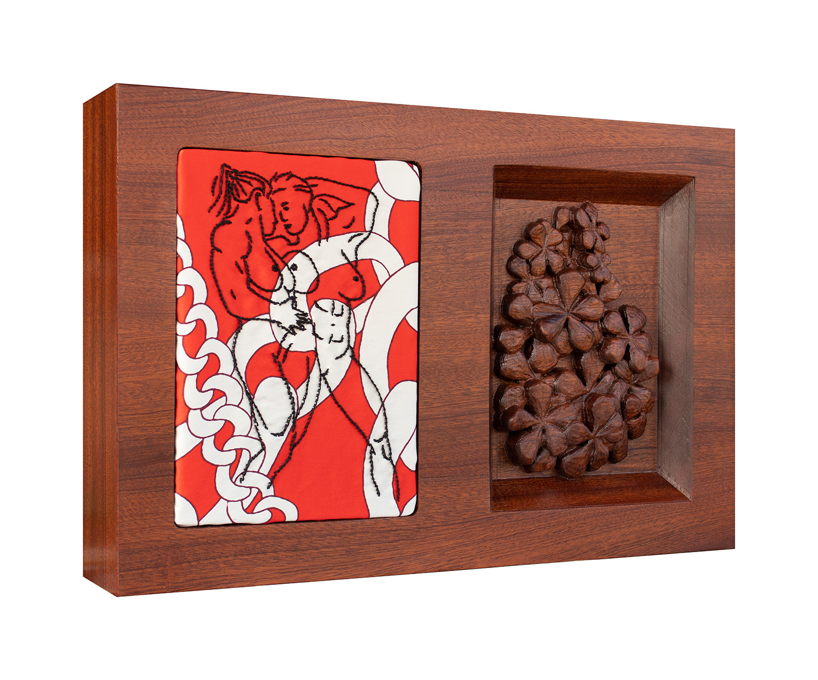 Two Women with Flowers 2